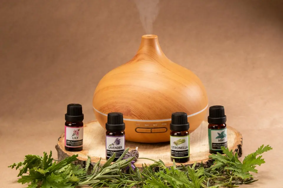 Purification de l'air et aromathérapie pendant le nettoyage